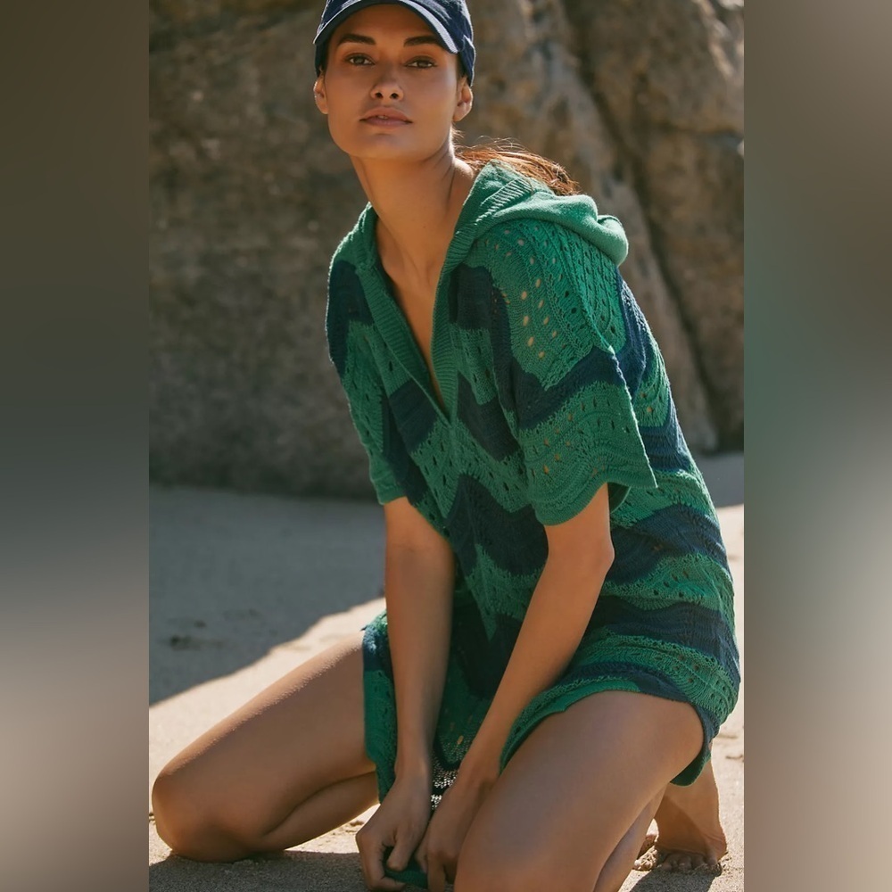 NWT Size S - By Anthropologie Wave Mini Sweater Dress